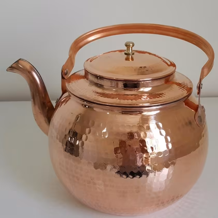 کتری 2درب چکشی مسی 