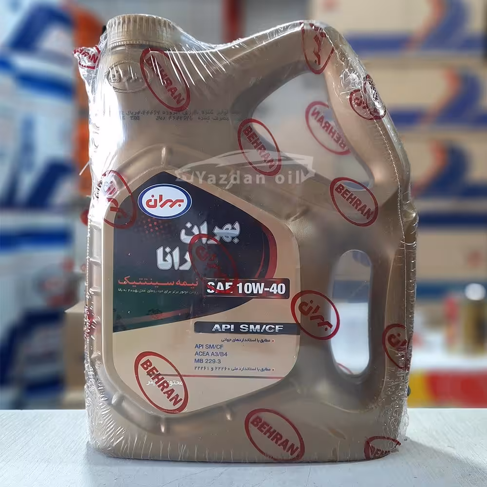 روغن موتور بهران رانا 10w40sm چهار لیتری (تضمین اصالت)