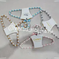 چوب لباسی مروارید نوزاد و کودک برند کارترز در 4 رنگ بندی طوسی،کرم، آبی،صورتی 