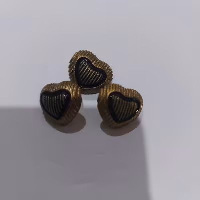 دکمه قلبی پایه دار