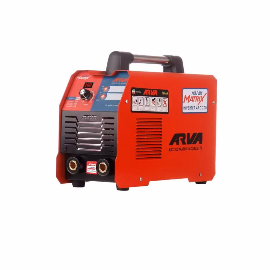 اینورتر جوشکاری ماتریکس 200 آمپر آروا مدل 2172 صفحه نمایشگر دیجیتال 70 ماه گارانتی بی قید و شرط (ارسال رایگان ابزار حسین