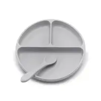 ست بشقاب تقسیم بندی و قاشق سیلیکونی اودوکس Odox