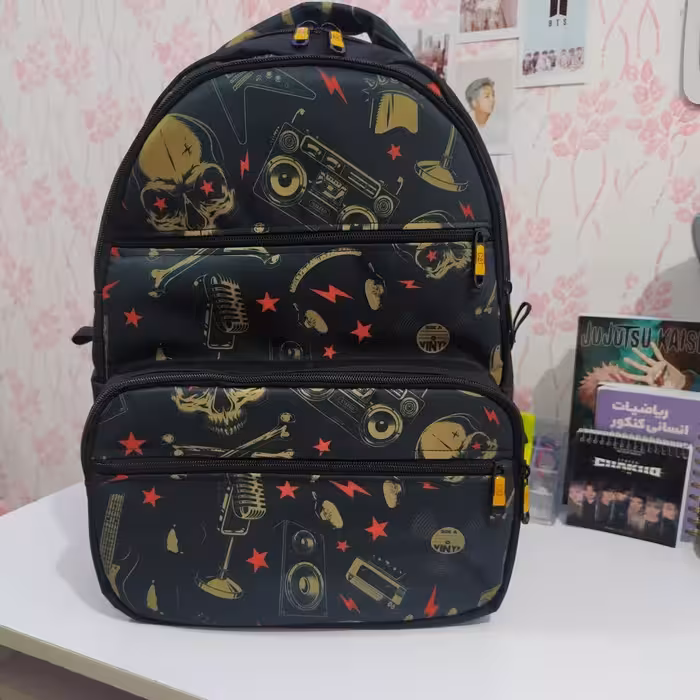 کوله پشتی درابعادوسایزبندی بسیارمتنوع برای مهدتادبیرستان جنس برزنت پشت فوم قابل شسشتو