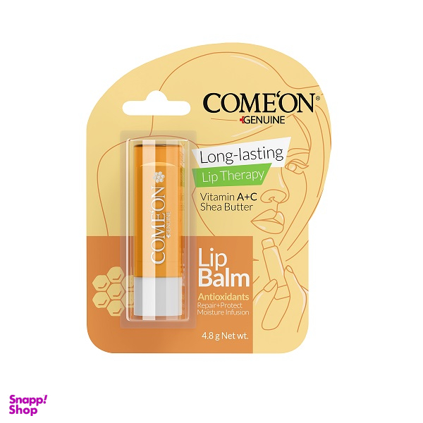 بالم نرم و براق کننده کامان مدل Long Lasting با طعم عسل