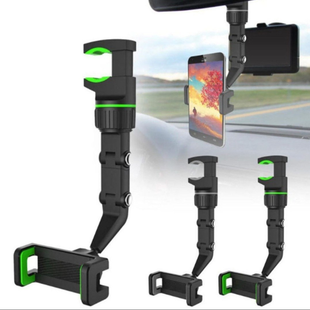 نگهدارنده موبایل زیر آینه ای خودرو با چرخش 360 درجه