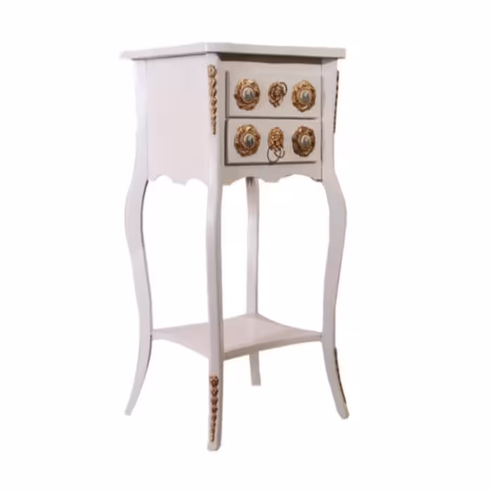 میزتلفن دو کشو رنگ بندی دارد جنس ملامینه (ارسال با باربری و پس کرایه میباشد )