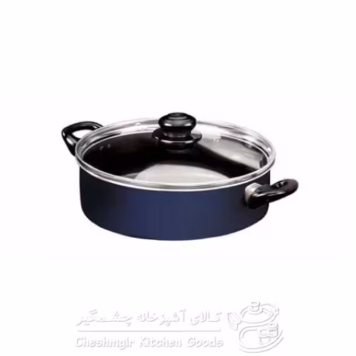 قابلمه کوتاه زرساب با در شیشه ای مدل MG-426 KG سایز 26