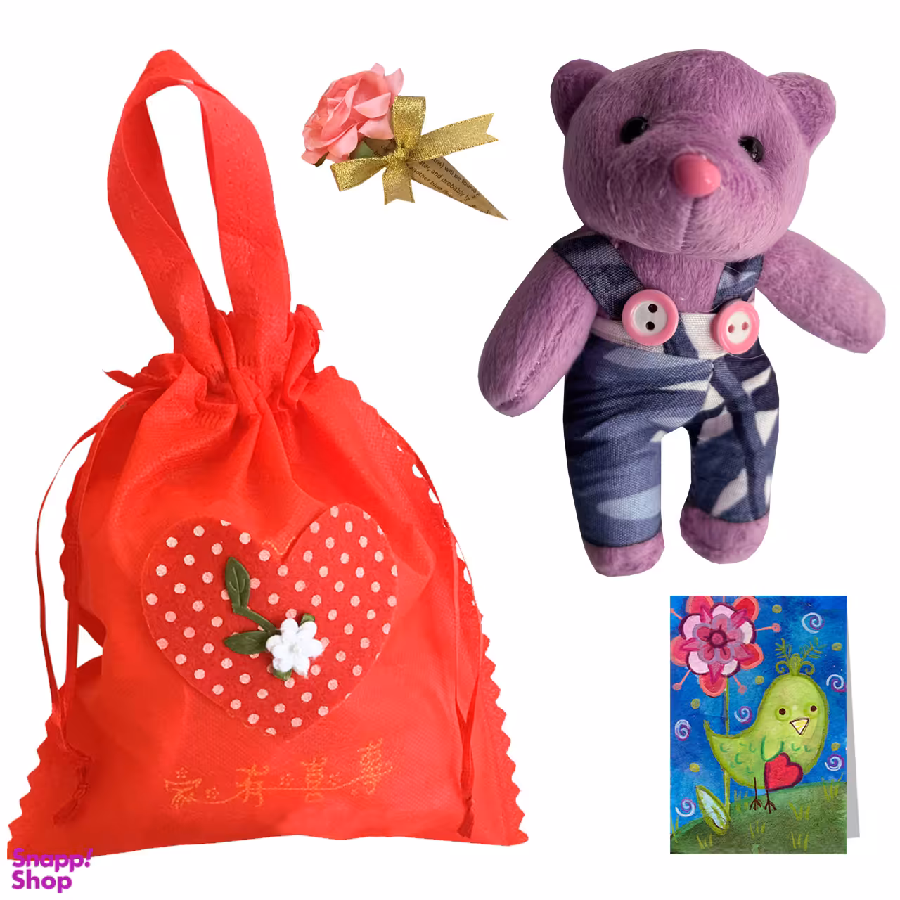 ست هدیه طرح خرس تپلی کد Bana.1 مجموعه 4 عددی