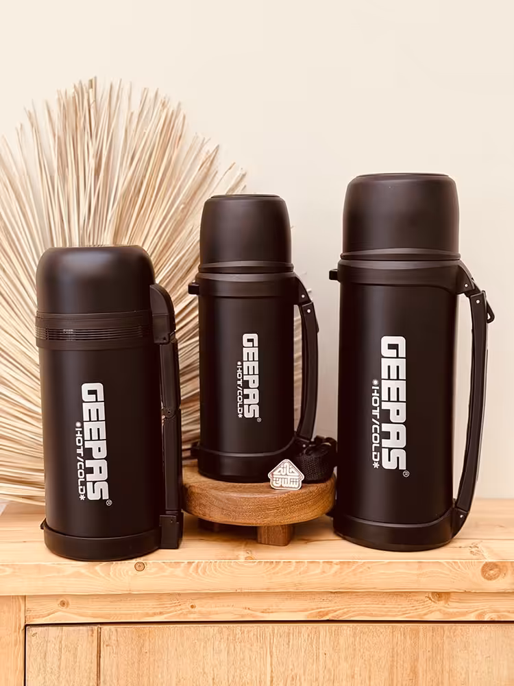 فلاسک مشکی برند GEEPAS کد001263