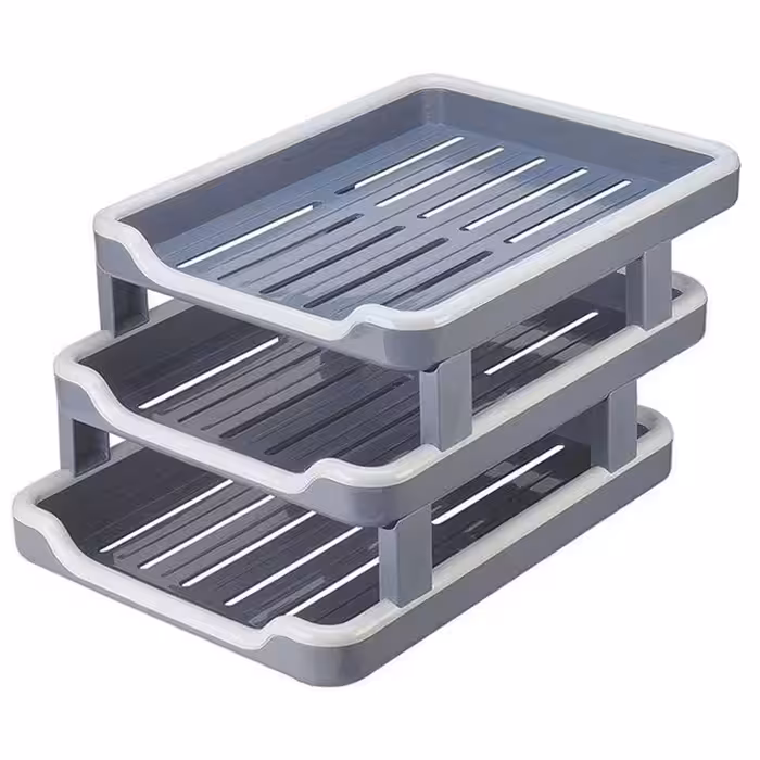 خرید کازیه 3 طبقه کارا مدل پلاستیکی کد KP3