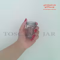 شیشه مکارتی استوانه ای قطر 4 سانت سایز 4