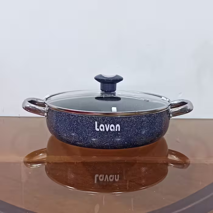 تابه گرانیتی سایز 24 لاوان مدل تیتان طوسی با ارسال رایگان