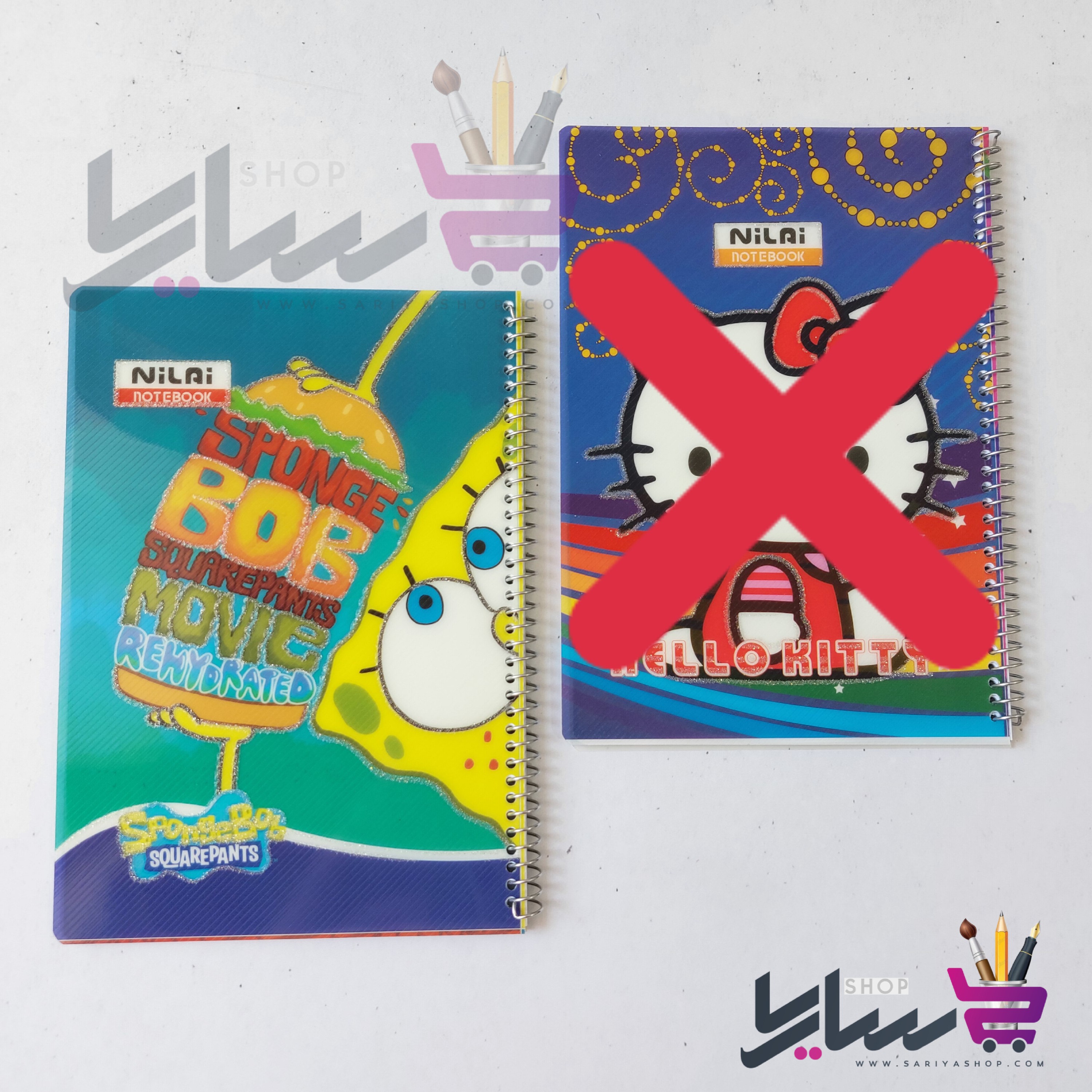 دفتر نقاشی نیلای طلقی 50 برگ