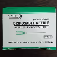 سرسوزن تزریق سبز رنگ سایز  21  ( بسته صدتایی )