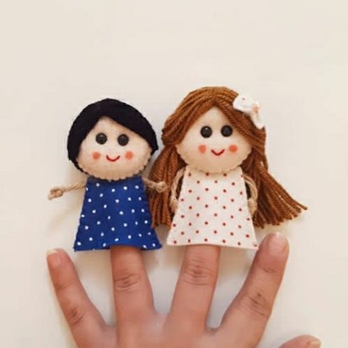 عروسک انگشتی ویژه قصه گویی نمدیش
