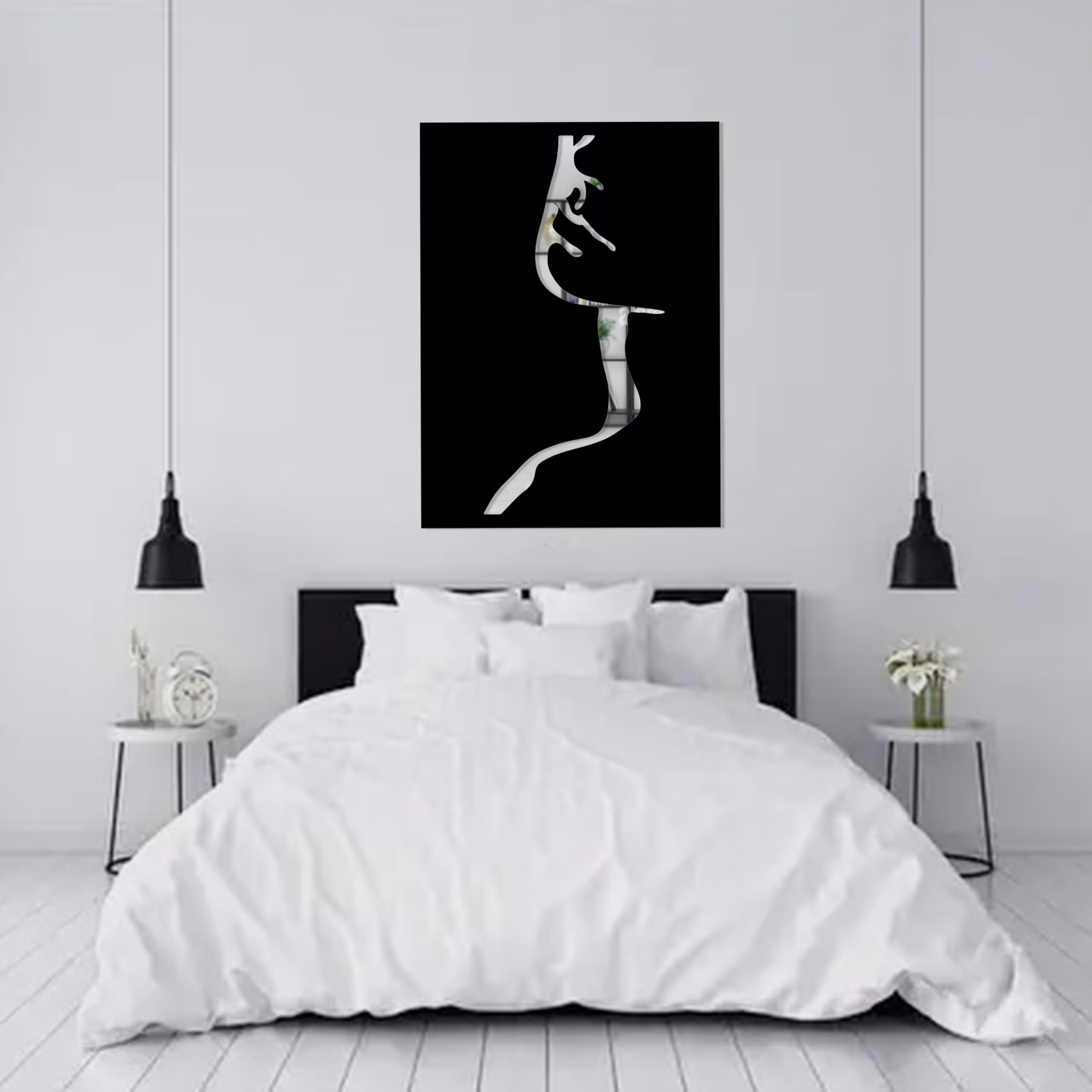 تابلو آینه الف طرح رخسار