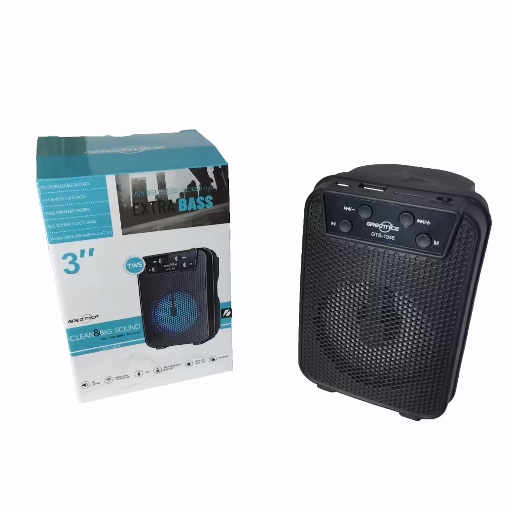 اسپیکر بلوتوثی شارژی قابل حمل گریت نایس مدل GTS-1345