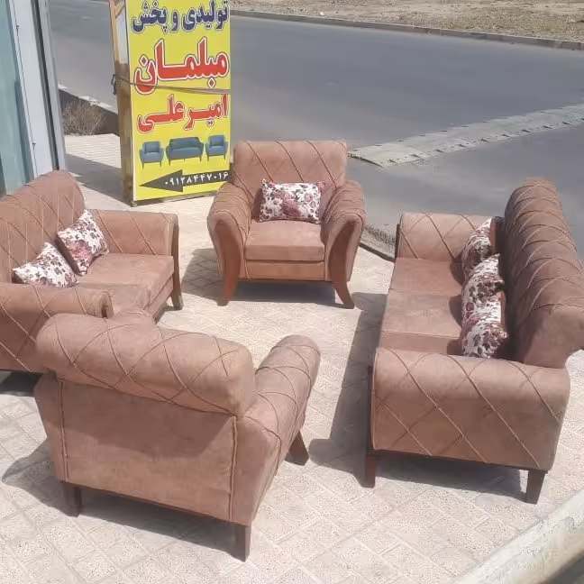 مبل نیو اسکارلت راحتی پایه خراطی انتخاب رنگ و ترکیب به دلخواه مشتری