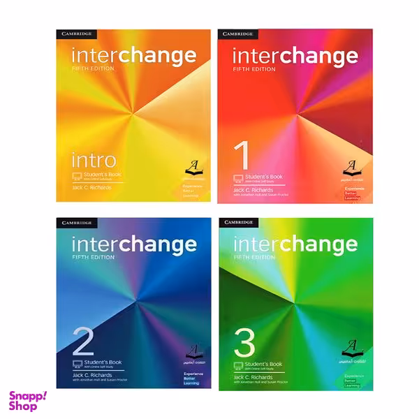 کتاب Interchange Fifth Edition اثر جمعی از نویسندگان انتشارات آرماندیس چهار جلدی