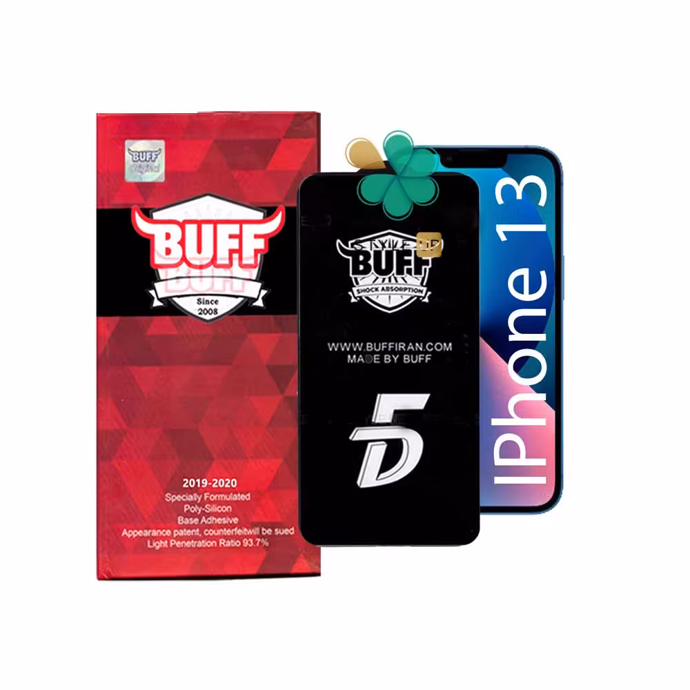 محافظ صفحه گلس گوشی اپل ایفون Apple iPhone 13 مدل Buff 5D Pro
