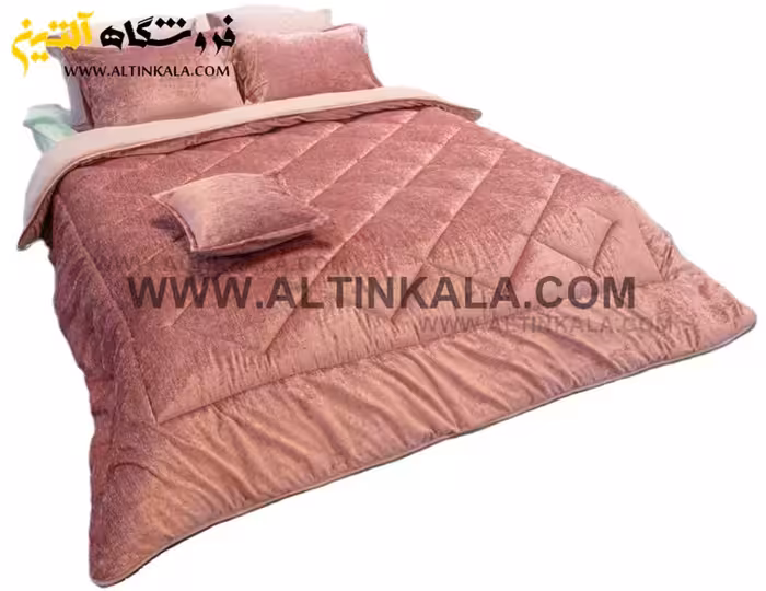 سرویس روتختی دونفره 8 تکه شانل لومانا رنگ کالباسی
