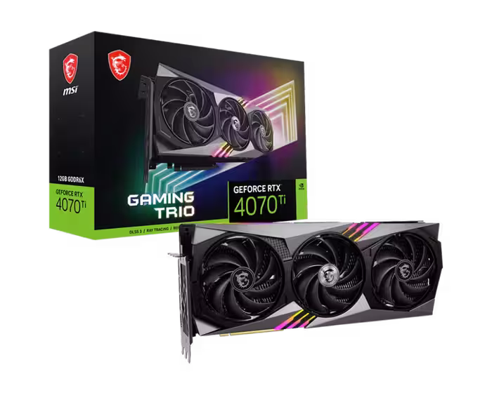 کارت گرافیک  ام اس آی مدل GeForce RTX™ 4070 Ti GAMING TRIO 12G با حافظه 12 گیگابایت