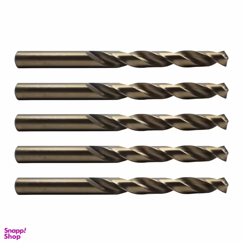 مته کبالت ام زد مدل YP-HSS-SIZE12 سایز 12 میلی متر مجموعه 5 عددی