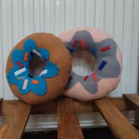 کوسن طرح دونات 