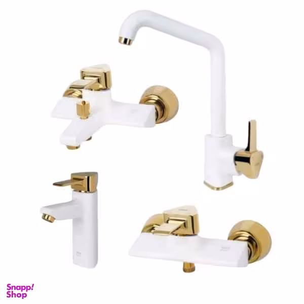 ست شیرآلات کسری مدل مهتاب مجموعه 4 عددی