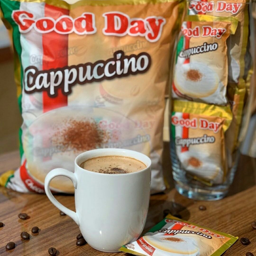 کاپوچینو گوددی ساشه 25 گرمی اصل مالزی بسته 20 عددی good day