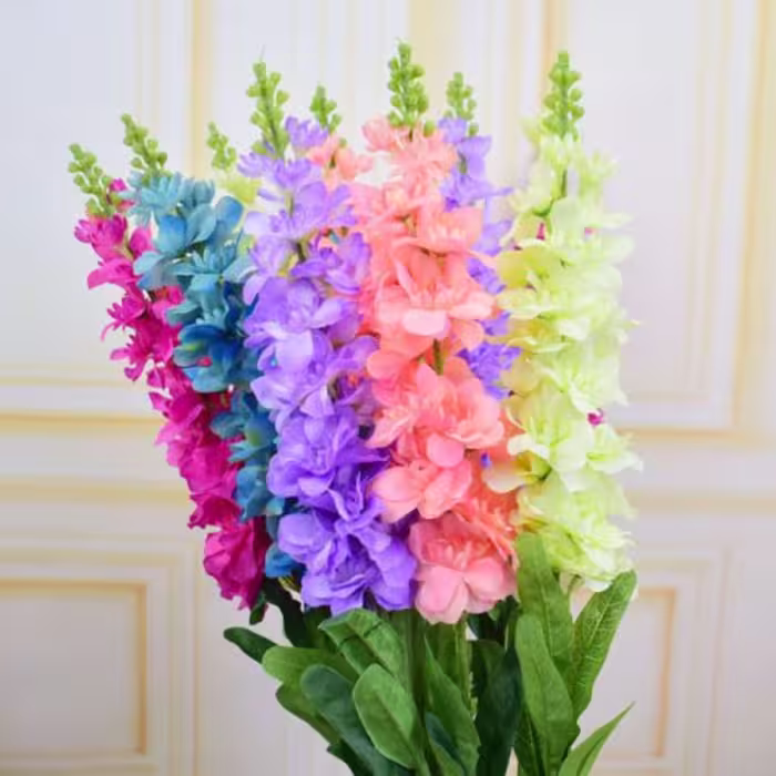 بذر گل دلفینیوم رنگارنگ - بسته 100 عددی ایتالیایی