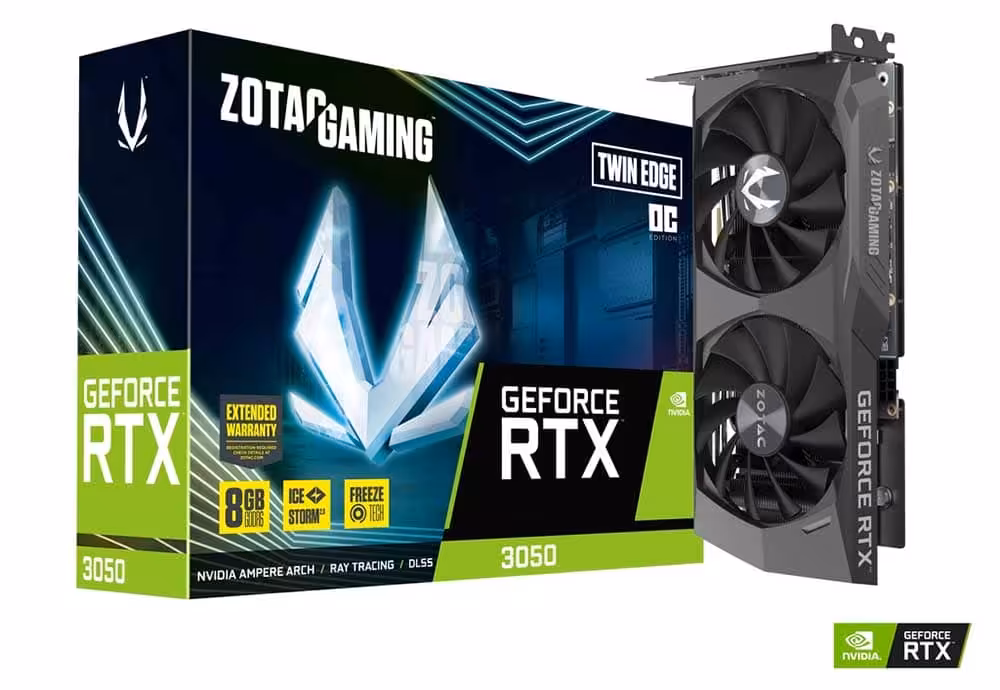 کارت گرافیک زوتک ZOTAC RTX 3050 Twin Edge OC 8GB