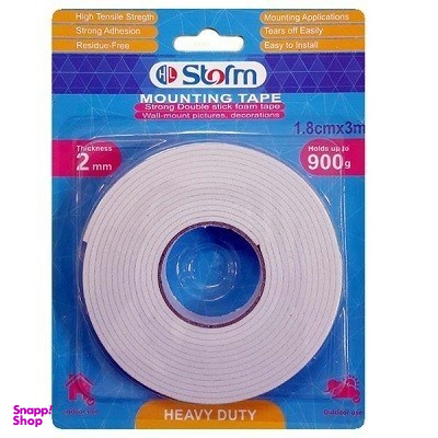 چسب دو طرفه فوم استورم (Storm) مدل 24cm*3m