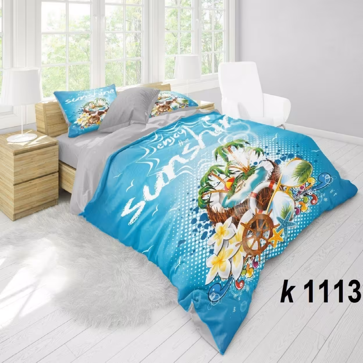 سرویس روتختی ترک إو turkev کد K-1113 دونفره 6 تکه
