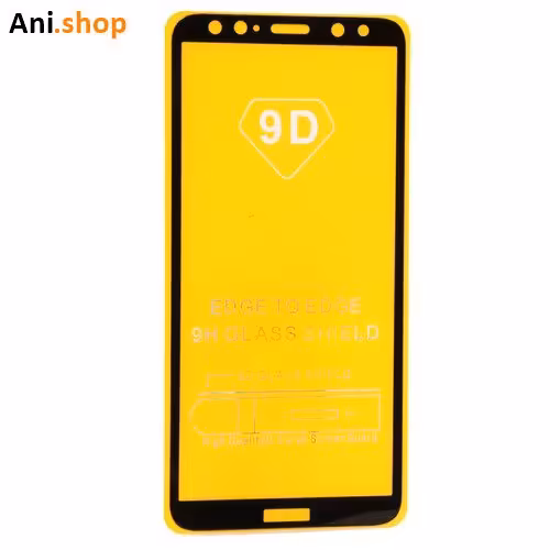 محافظ صفحه نمایش شیشه ای تمام صفحه تمام چسب Huawei Mate 10 Lite 9D Glass