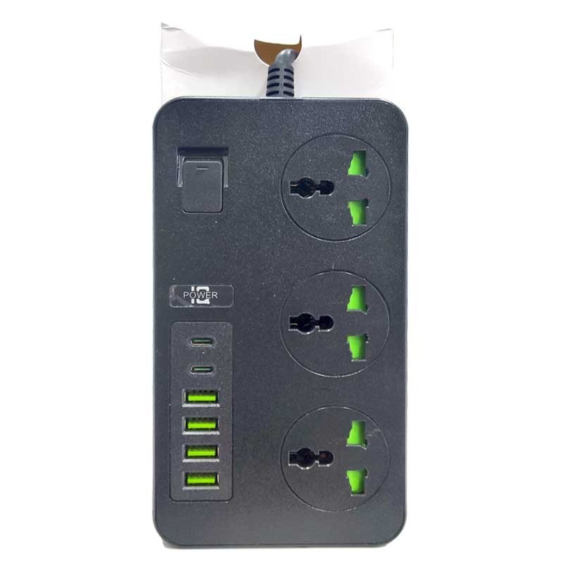  سیم سیار خارجی 3 سوکت و USB4 و PD2