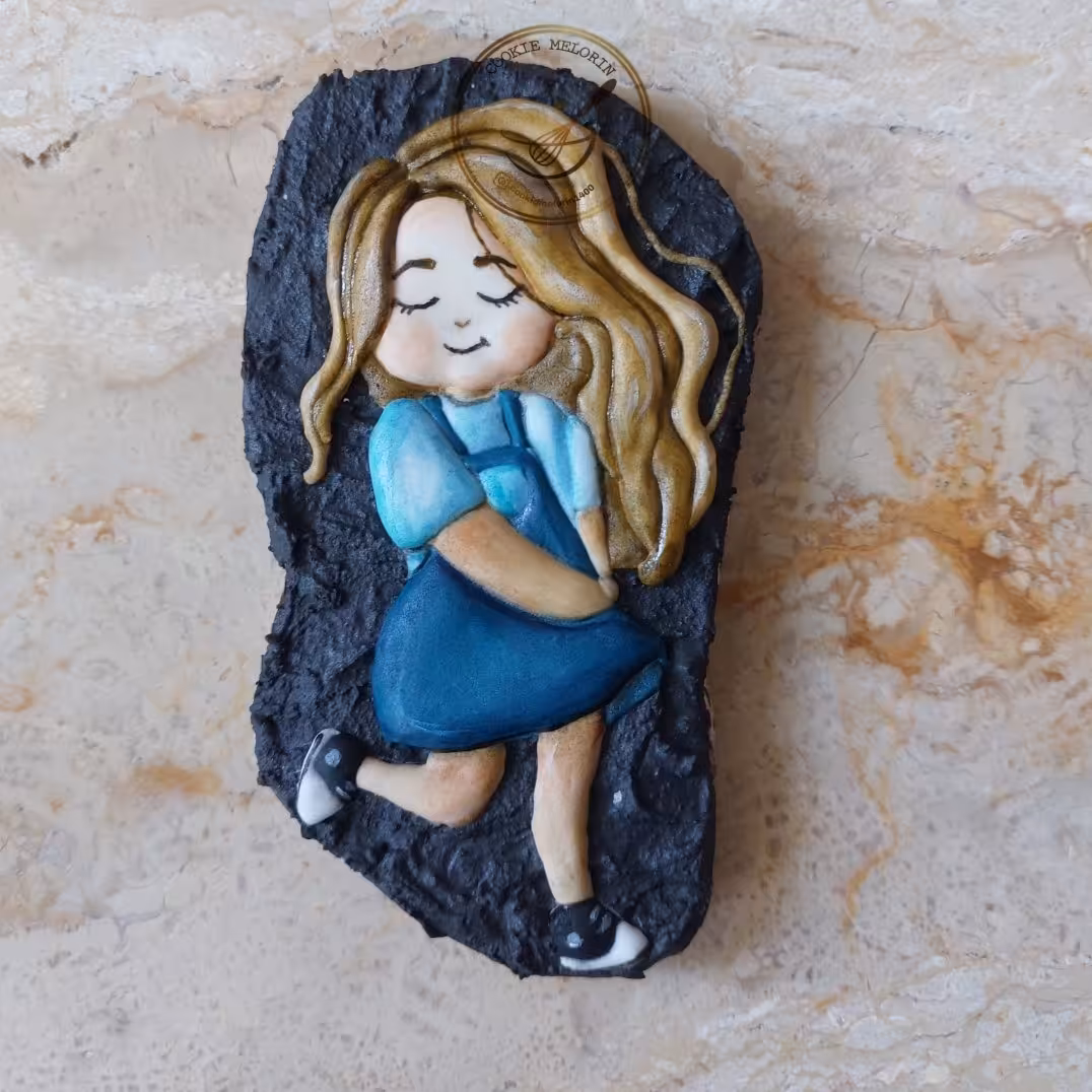 کوکی دختر مناسب تاپرکیک، هدیه دادن، گیفت تولدودیگر مناسبتها