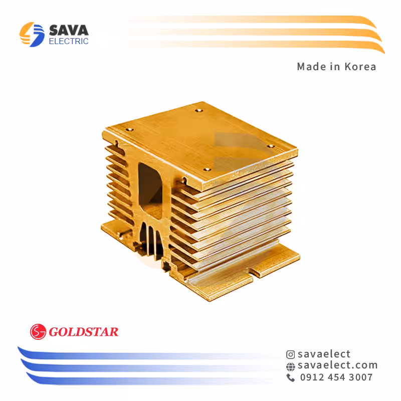 خرید هیت سینک SSR سه فاز LG-3P-80A-10108 گلد استار کره | ساوا الکتریک
