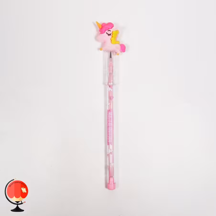 مداد فشنگی طرح یونیکورن رنگ صورتی