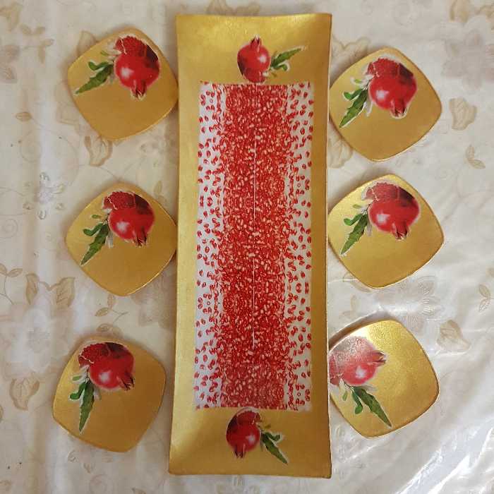 هفت سین دونه اناری ،دکوری و تزیینی و کاربردی،   پتینه ،هفت پارچه