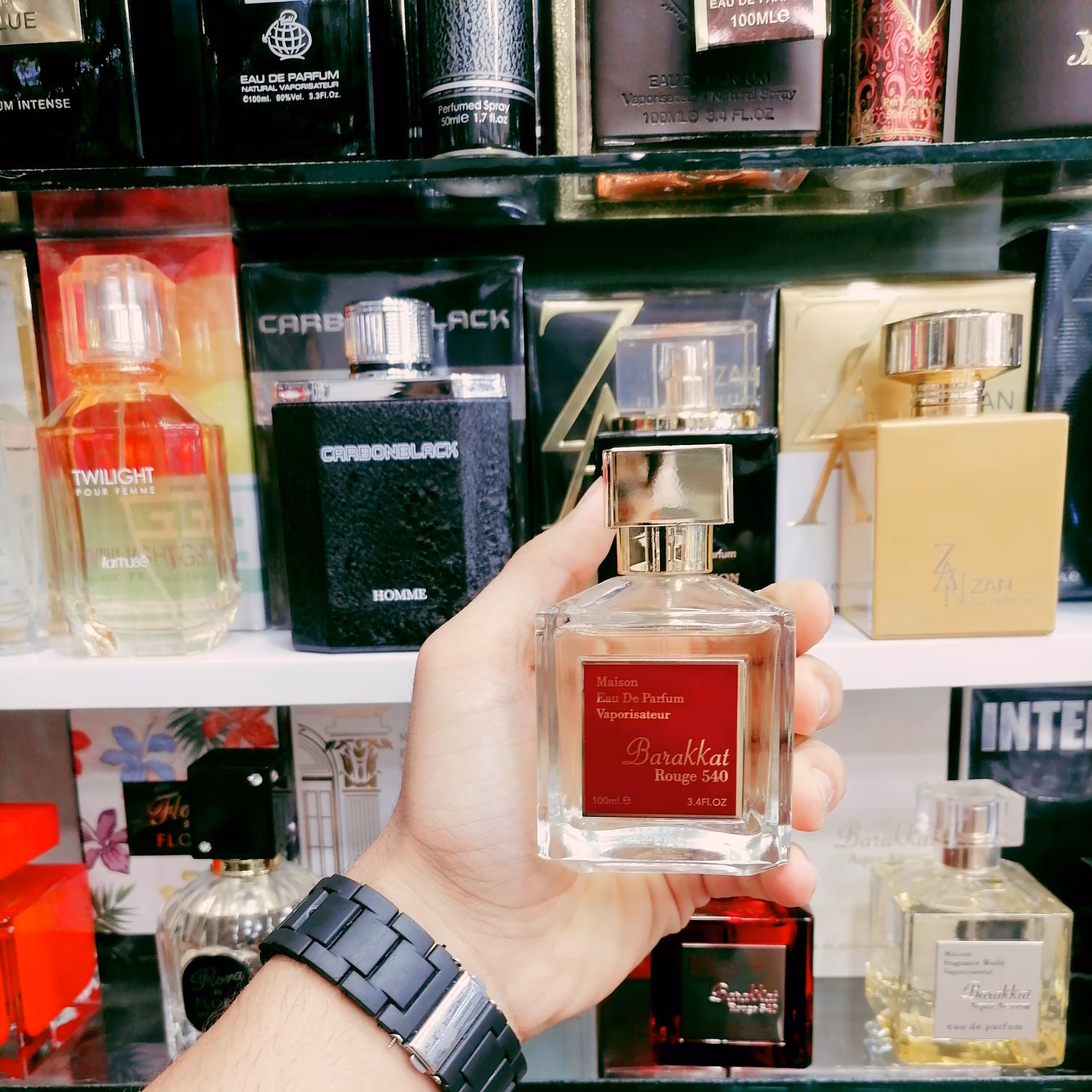 عطر ادکلن اماراتی باکارات رژ سفید،باکارات،باراکات 100 میل یونیسکس 