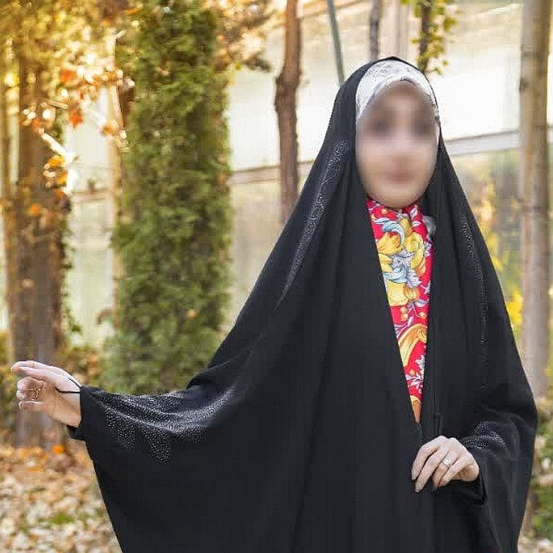 چادر جده نگین دار مجلسی (سوپر ژرژت)