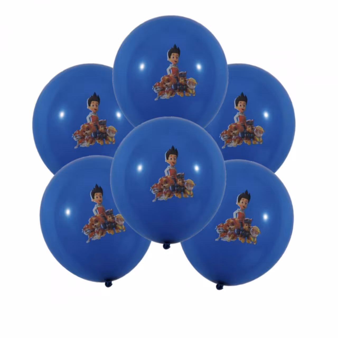 بادکنک لاتکس طرح سگ های نگهبان بسته 10 عددی