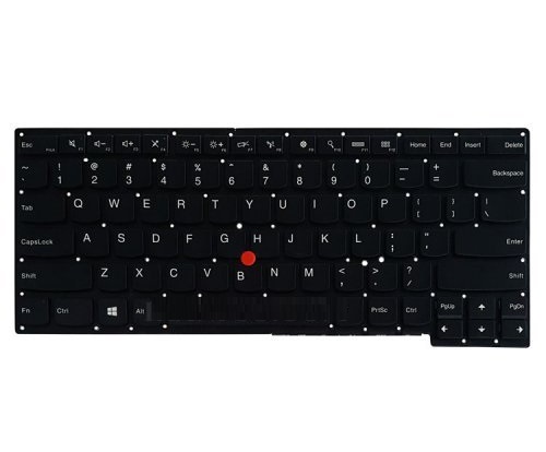 کیبرد لپ تاپ لنوو Thinkpad S440 مشکی باماوس با بک لایت بدون فریم