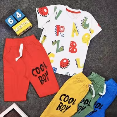 تیشرت شلوارک پسرانه COOL BOY کد 8120