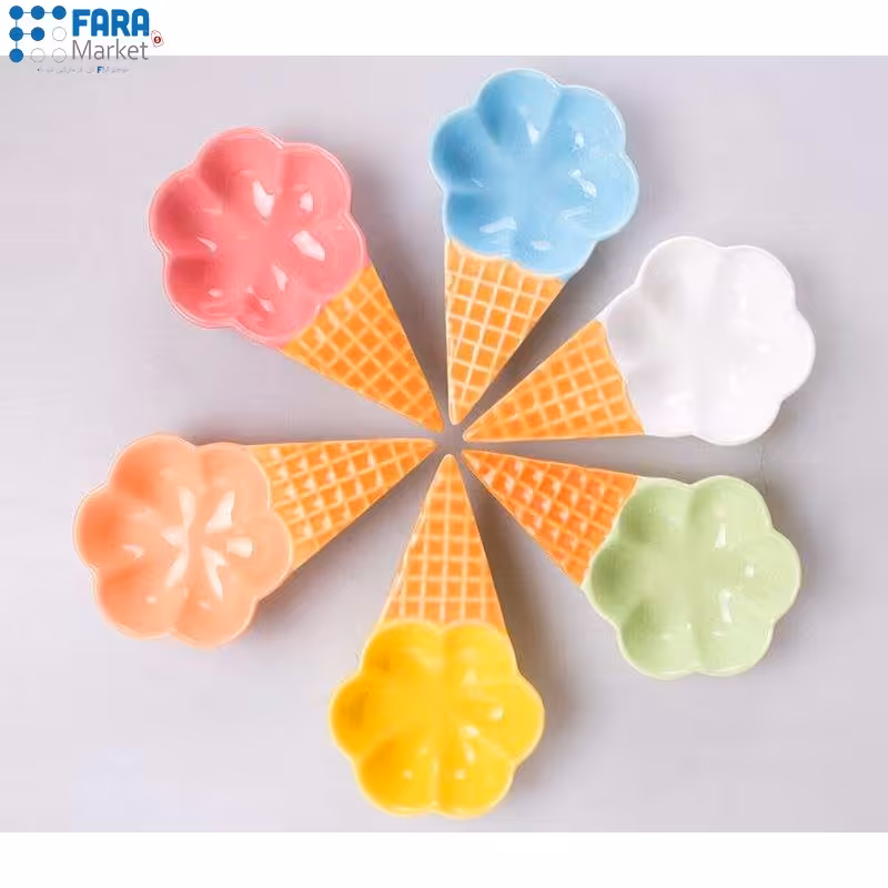 بستنی خوری طرح بستنی قیفی 