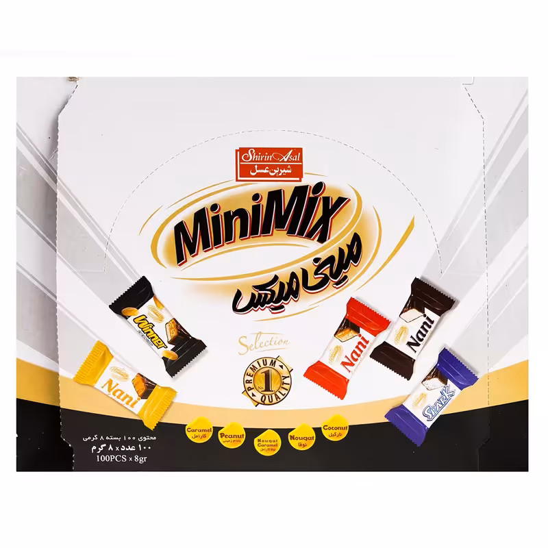 شکلات مغز دار شیرین عسل مقدار 800 گرم