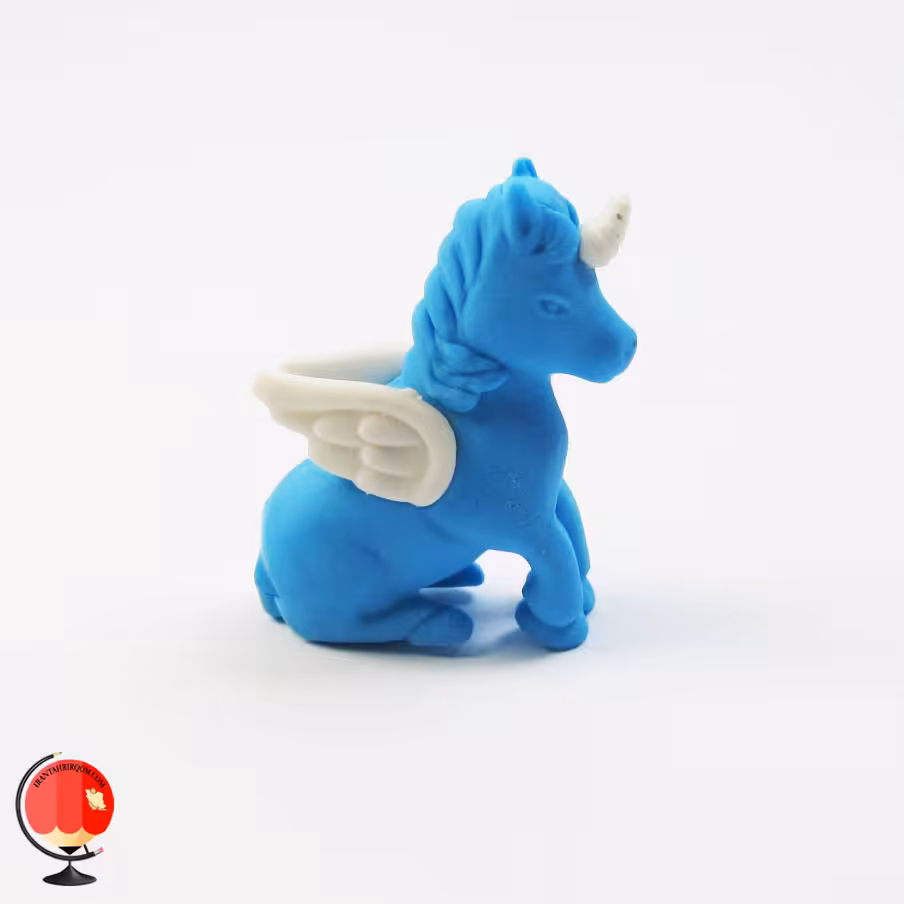 پاک کن سرمدادی فانتزی طرح اسب تک شاخ پرنده