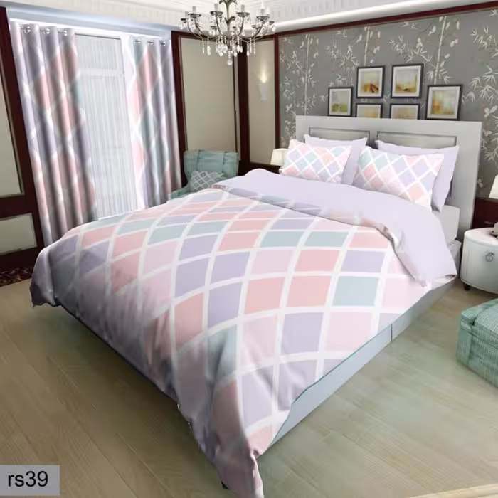 سرویس روتختی 2 نفره تنسل چاپی برندترک لند(Turk Land) rs 39