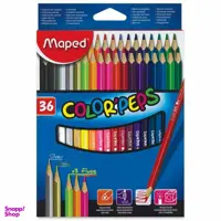 مداد رنگی 36 رنگ مپد مدل colorpeps کد 70138